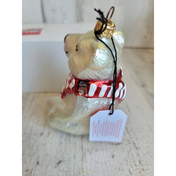 Kurt Adler vintage Coca-Cola bear glass ornament Xmas - Picture 5 of 6